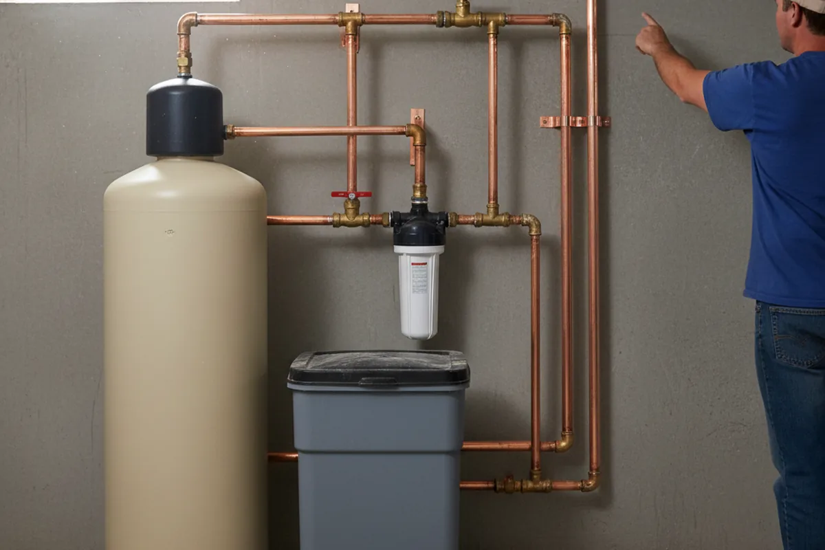 Whole-house water treatment system installed in Etta